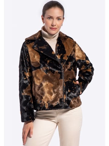 Wittchen Damenjacke mit Animalprint in Black