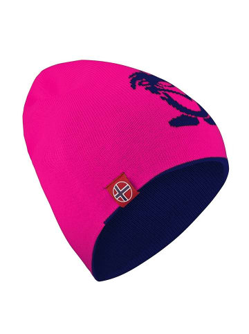 Trollkids Beanie Troll Long in navy/pink