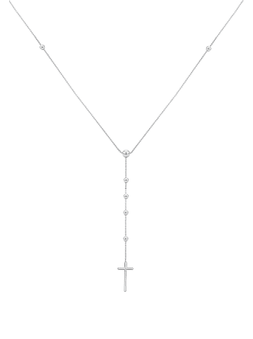 Elli Halskette 925 Sterling Silber Kreuz in Silber