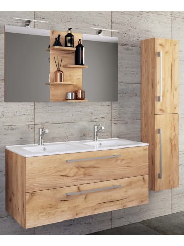 ebuy24 Badmöbelset BudasiS Eiche 111 x 47 cm