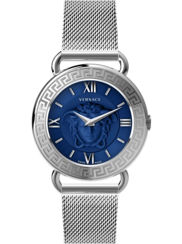Versace Analoguhr für Damen in blau