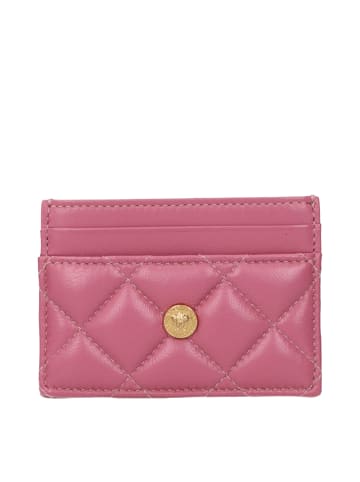 Pink Leder Kartenetui