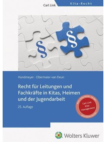 Carl Link Verlag Buch - Recht für Leitungen und Fachkräfte in Kitas, Heimen und der Ju