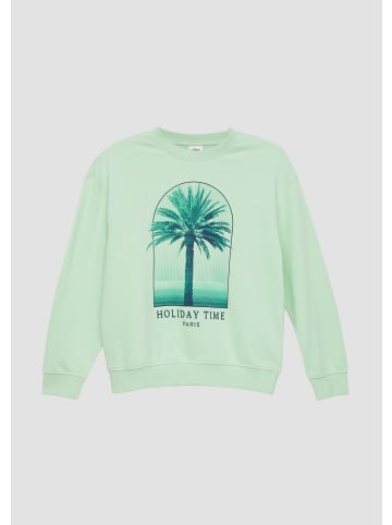s.Oliver Sweatshirt langarm in Türkis