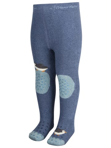 Sterntaler Krabbelstrumpfhose Pinguin in jeans melange