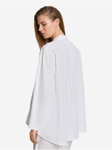 Hanro Langarmbluse White Essentials in white