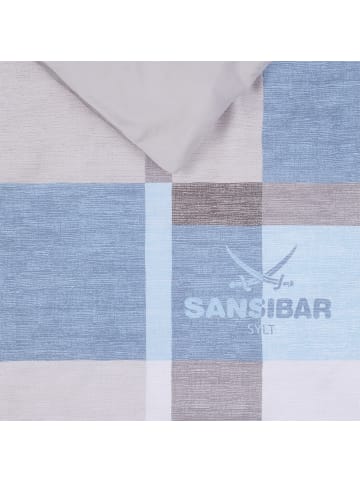Sansibar Bettwäsche Cliff in Blau