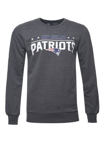 Recovered Sweatshirt New England Patriots in Grau