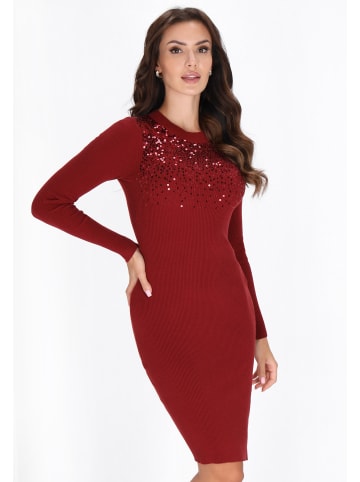 faina Women Dress in burgundy
