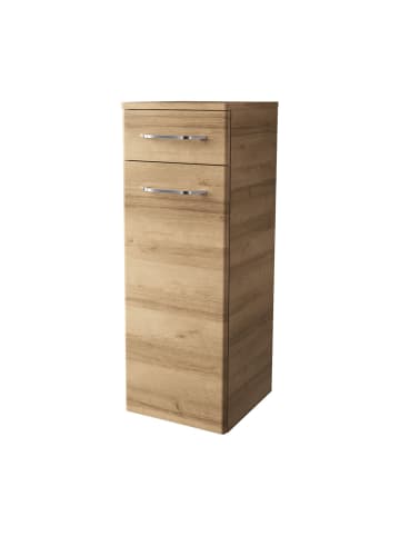 Fackelmann Midischrank MILANO in hellbraun-30,2(B)x82,6(H)x32(T)cm