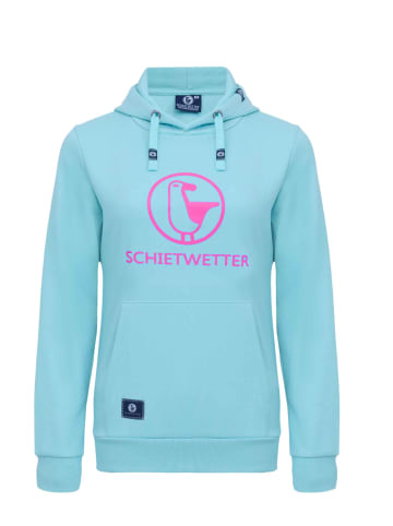 SCHIETWETTER Hoodie "Schietwetter" in mint-pink