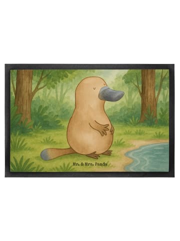 Mr. & Mrs. Panda abstreifer Schnabeltier Mut Design ohne Spruch in Weiß