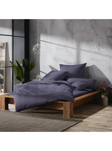 Erwin Müller Mako-Satin Kuschelkissenbezug Landshut in anthrazit