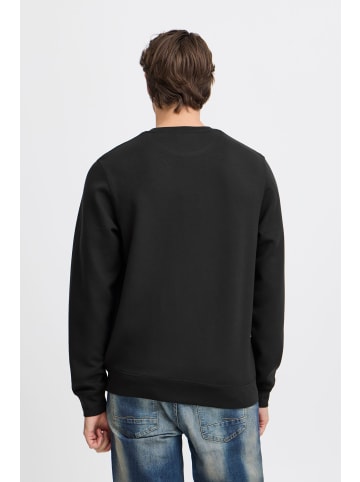 BLEND Strickpullover Regular Fit Langarm Bequem in Schwarz-2