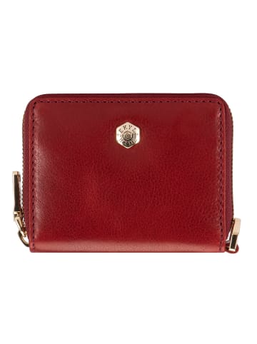 Jekyll & Hide Verona Kreditkartenetui RFID Schutz Leder 11 cm in red