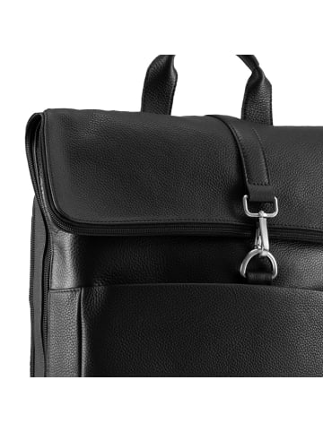 Jost Frankfurt Business-Rucksack Leder 42 cm Laptopfach in black