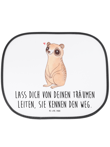 Mr. & Mrs. Panda Sonnenschutz Plumplori Glücklich mit Spruch in Weiß
