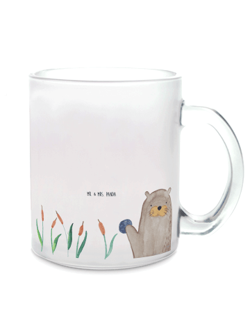 Mr. & Mrs. Panda Teetasse Otter Stein ohne Spruch in Transparent