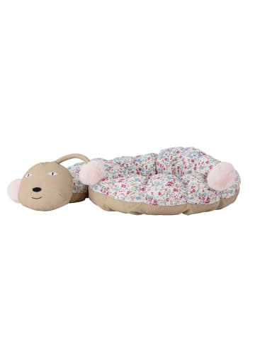 Bloomingville mini Kuscheltier Schlange Sofi in Braun | Rosa