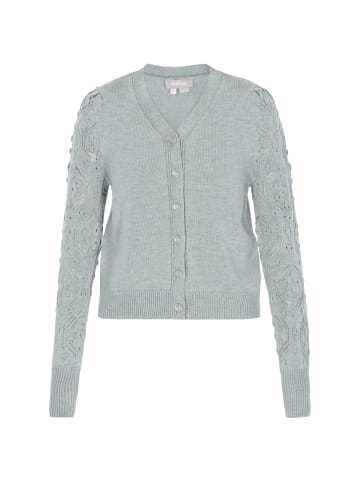 Usha Women Cardigan in sage green