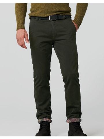 Meyer Chino-Hose Thermo Fine Twill Chino in oliv