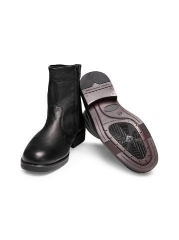 VITAFORM Hirschleder Stiefeletten in schwarz