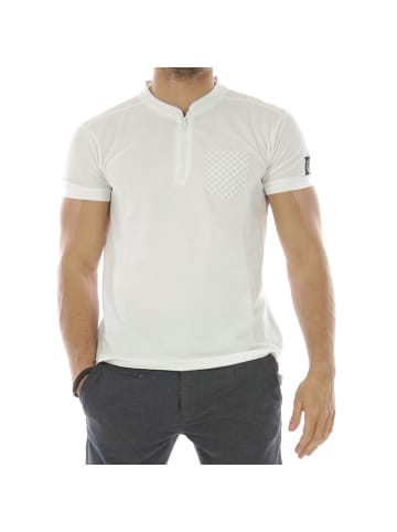 HopenLife Poloshirt POMGALU in Weiß