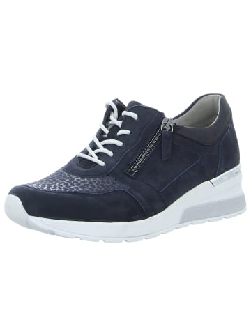 WALDLÄUFER Komfort Schnürschuh in blau