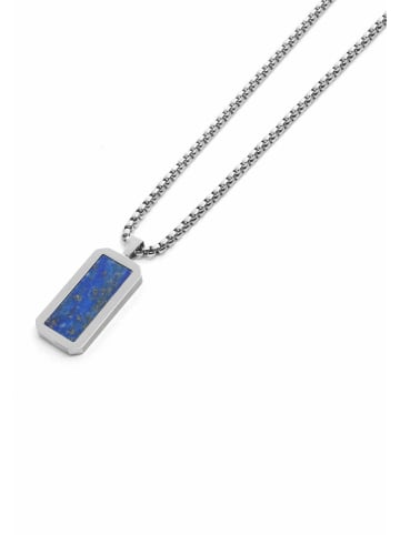 GT COLLECTION Kette mit Anhänger Rectangle in blue