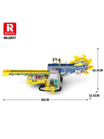 Reobrix Schaufelradbagger Klemmbaustein Set 3188 Teile