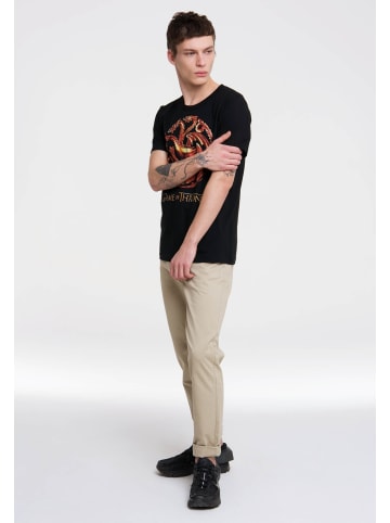 Logoshirt T-Shirt Game Of Thrones - Targaryen in schwarz
