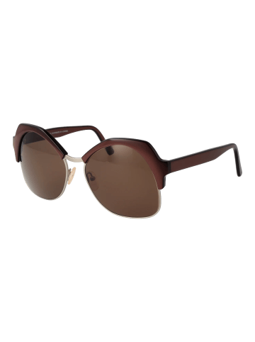 Andy Wolf Frauen Sonnenbrille Schmetterling Braun