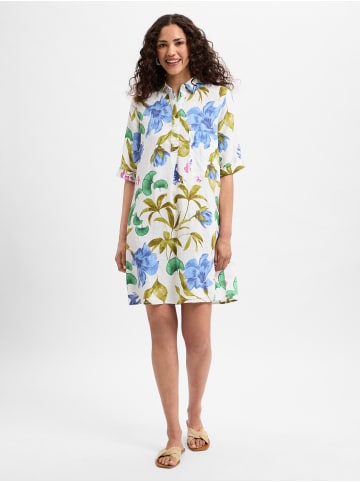 Marie Lund Kleid in oliv mehrfarbig - 0044