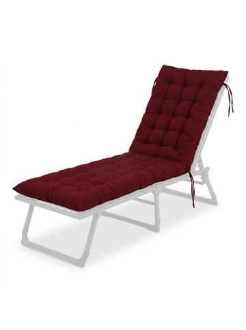 relaxdays Bankauflage in Rot - 180 x 50 cm