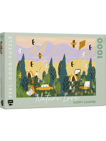 EMF Edition Michael Fischer Feel-good-Puzzle 1000 Teile - NATURE LOVE: Happy Camper