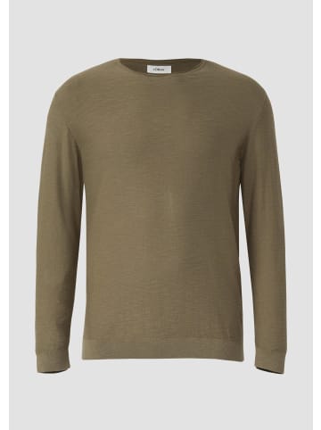 s.Oliver Strickpullover in 7853_olivgrün