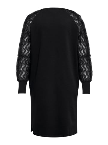 ONLY Carmakoma Sweatshirt-Kleid in Black