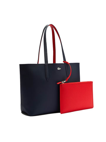 Lacoste Handtasche in Blau/Rot