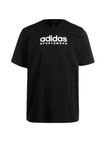 Adidas Sportswear T-Shirt All Season Graphic in schwarz / weiß