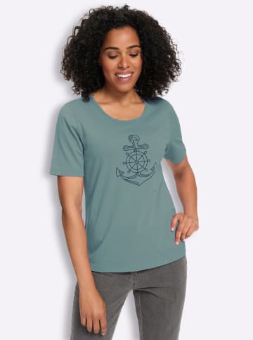 Sieh an! Kurzarm-Shirt in jade