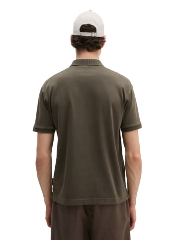 Marc O'Polo Poloshirt loose in Dark Nickle