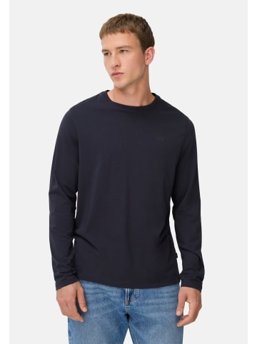 Camel Active fleXXXactive® Langarmshirt aus einem Baumwollmix in Navyblau