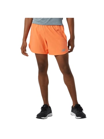 New Balance New Balance Impact Run 5 Inch Short in Orange