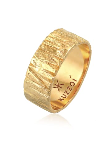 KUZZOI Ring 925 Sterling Silber in Gold