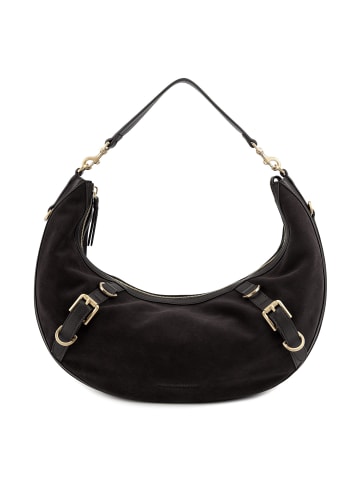 Les Visionnaires Enya Schultertasche Leder 46 cm chocolate brown