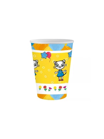 Wisam® Katze Kitty Kitten Pappbecher 6 Stück 250 ml