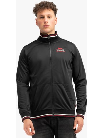 Lonsdale Trainingsjacke "Irthing Herren Trainingsjacke normale Passform" in Schwarz