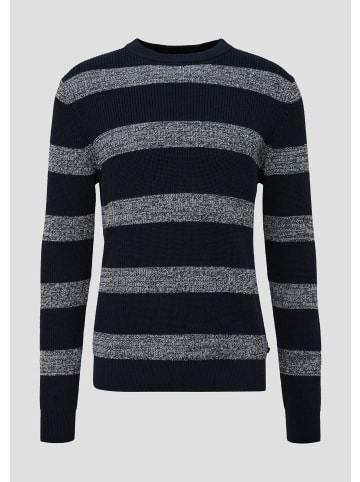 QS Strickpullover in 58G0_tiefblau