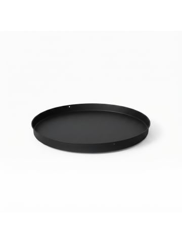 relaxdays Bodenplatte in Schwarz - 50 cm