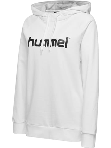 Hummel Baumwoll-Hoodie Hmlgo Cotton Logo Hoodie Woman in WHITE